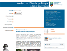 Tablet Screenshot of musee-ecole-publique.fr